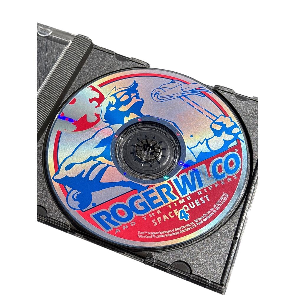 Space Quest IV 4: Roger Wilco and The Time Rippers PC Game Disc Only